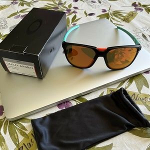 Oakley Anorak Sunglasses Prism Ruby / Matte Black AUTHENTIC